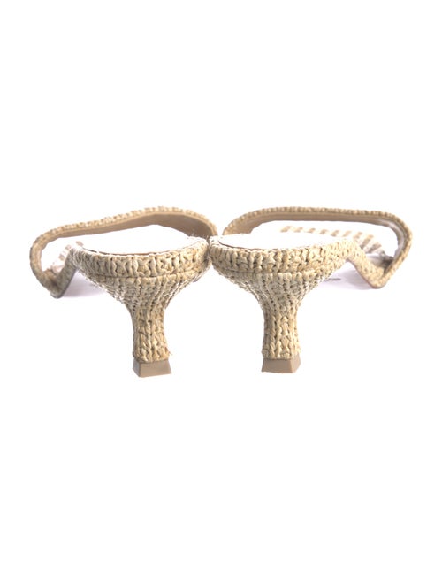 Cult Gaia Raffia Slides