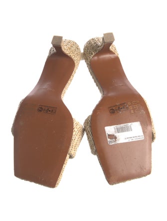 Cult Gaia Raffia Slides