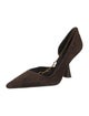 Cult Gaia Suede D'Orsay Pumps