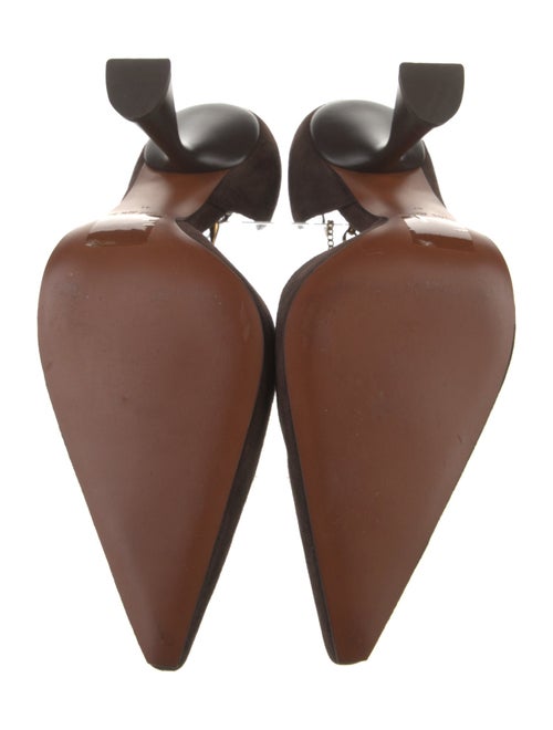 Cult Gaia Suede D'Orsay Pumps