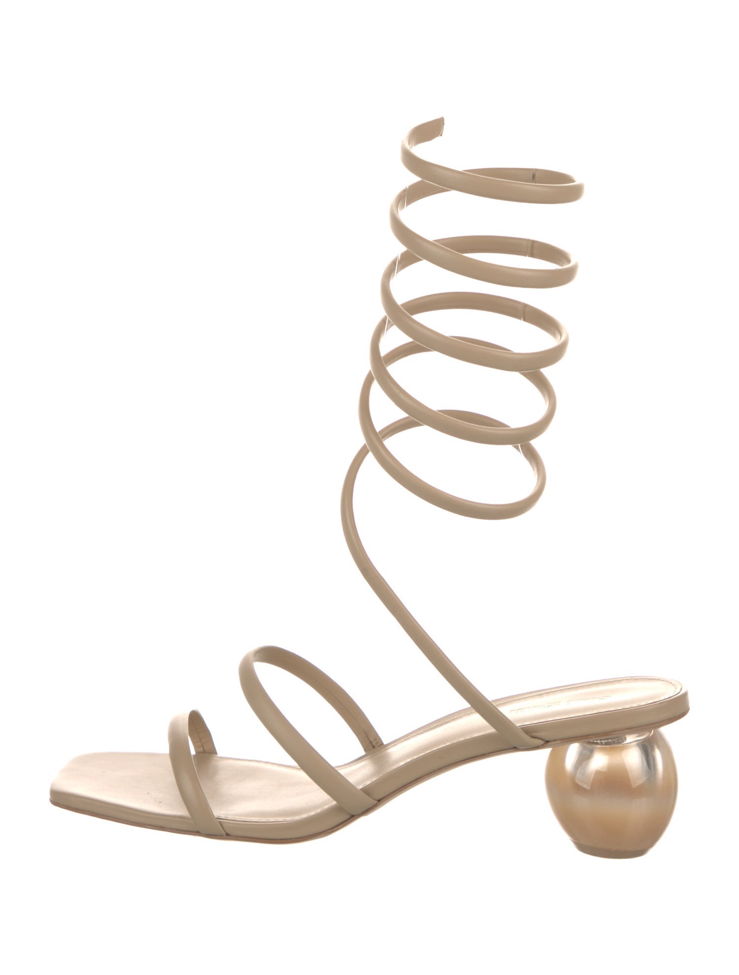 Cult Gaia Leather Gladiator Sandals