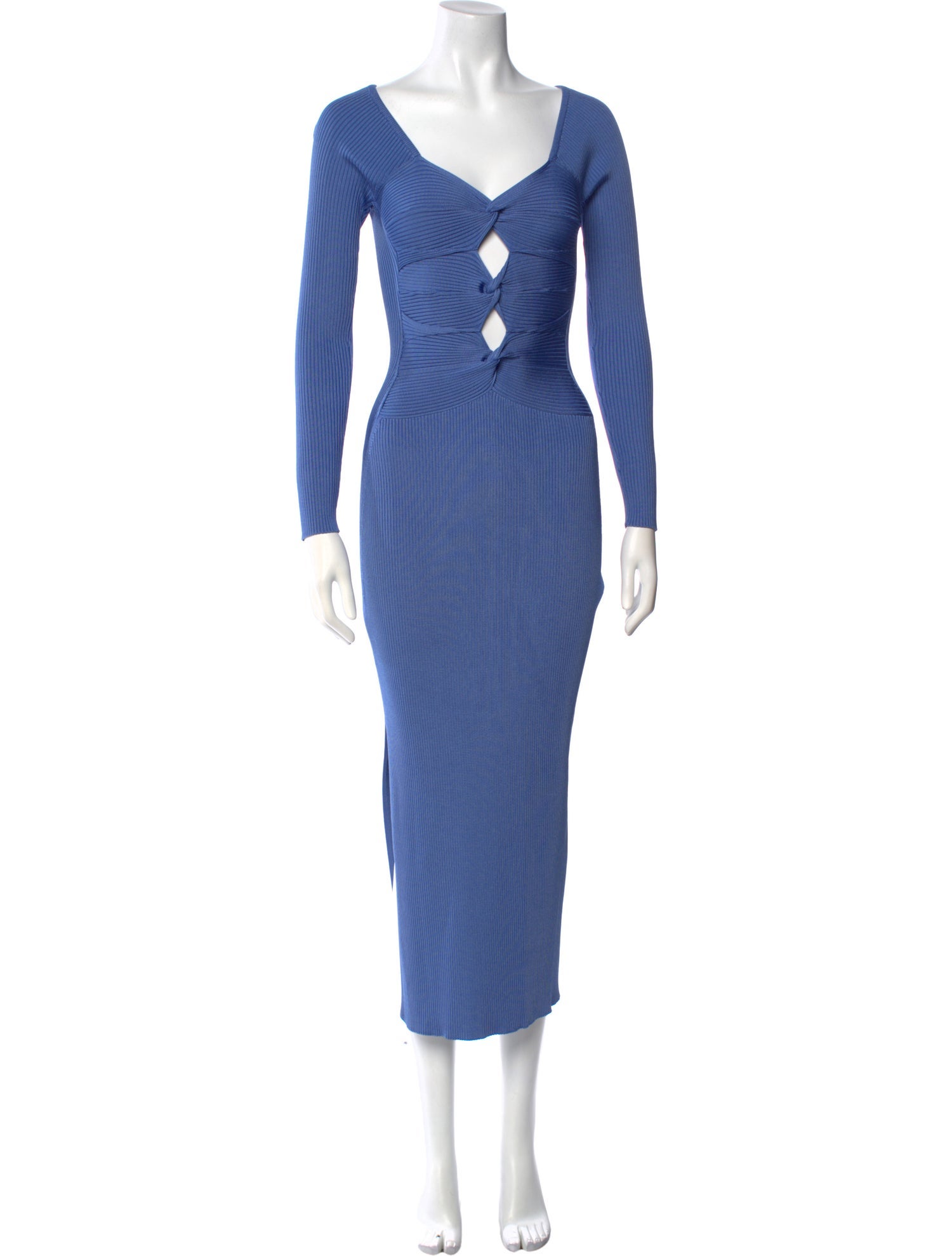 Cult Gaia V-Neck Long Dress