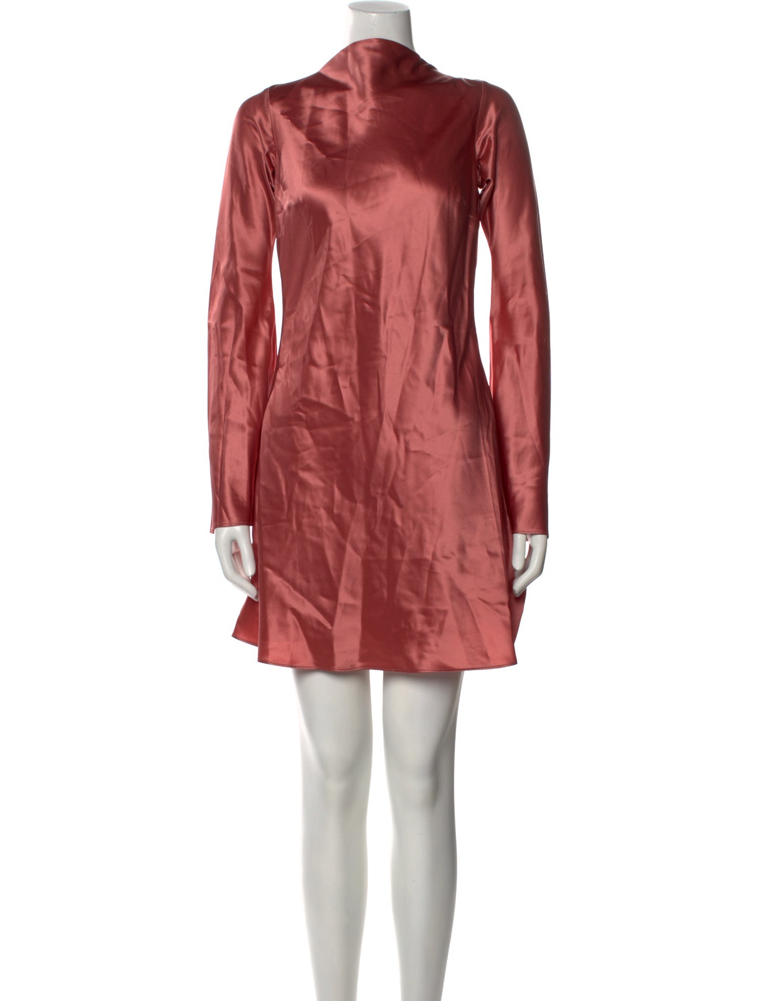 Cult Gaia Mock Neck Mini Dress