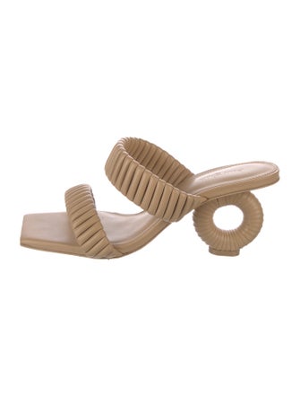 Cult Gaia Leather Slides