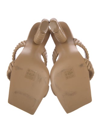 Cult Gaia Leather Slides