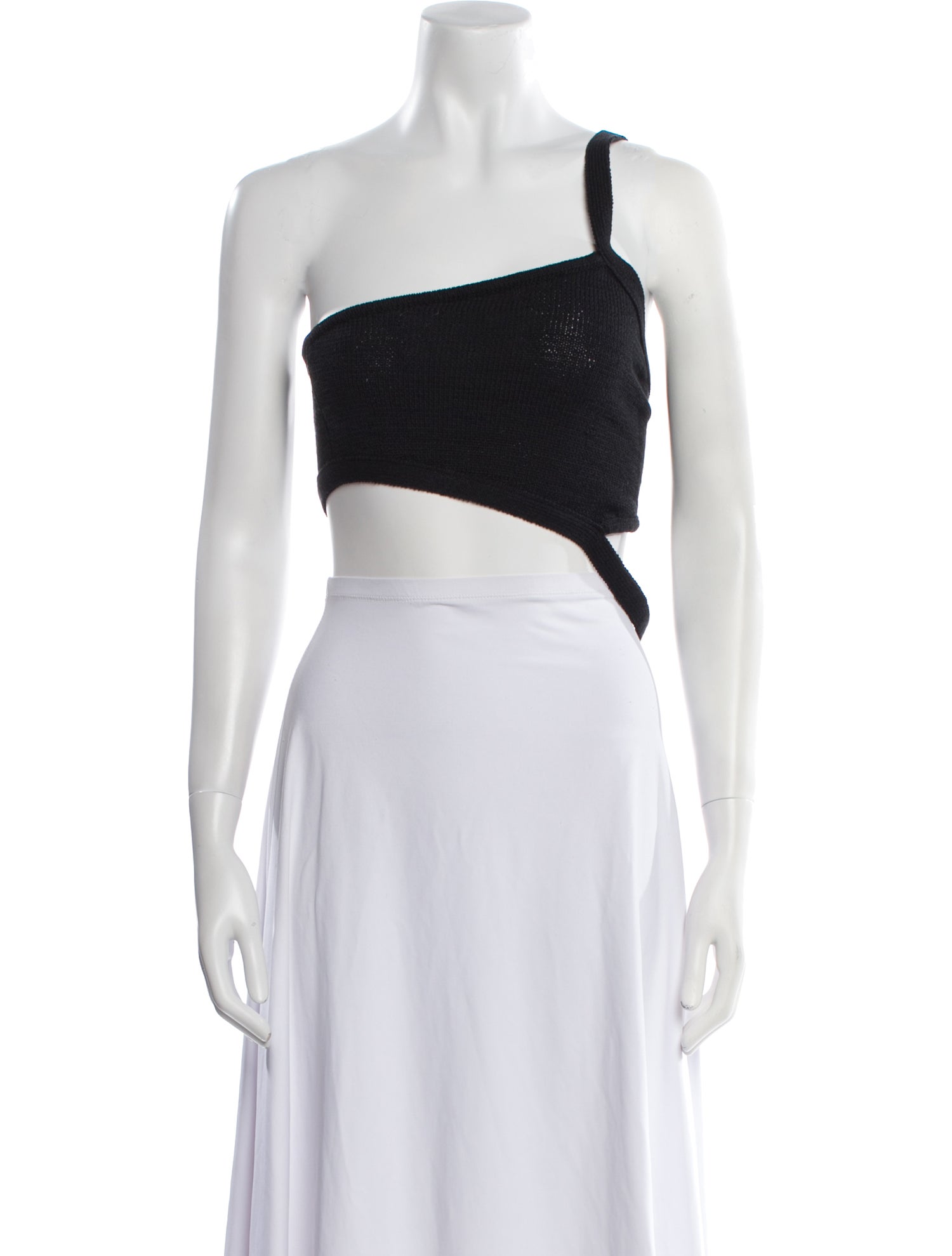Cult Gaia One-Shoulder Sleeveless Crop Top w/ Tags
