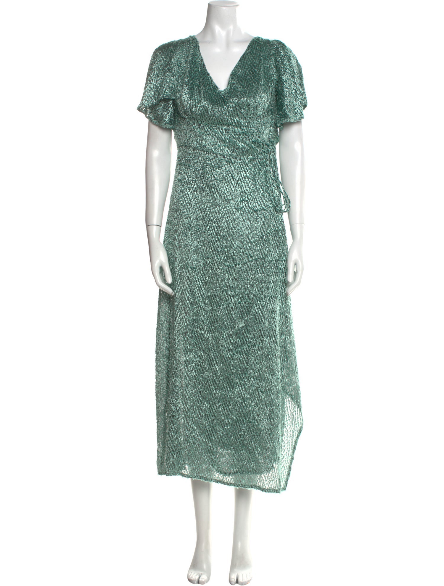 Cult Gaia V-Neck Long Dress