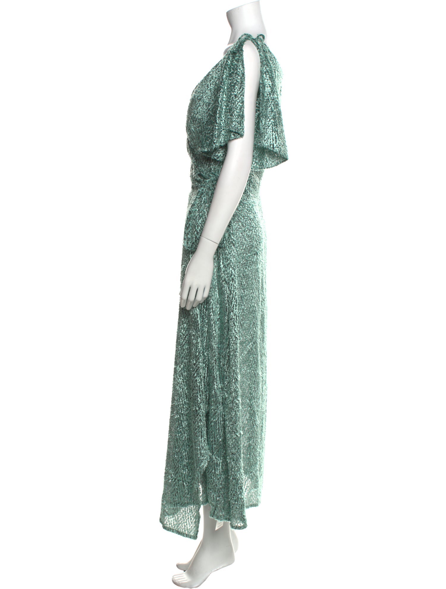 Cult Gaia V-Neck Long Dress