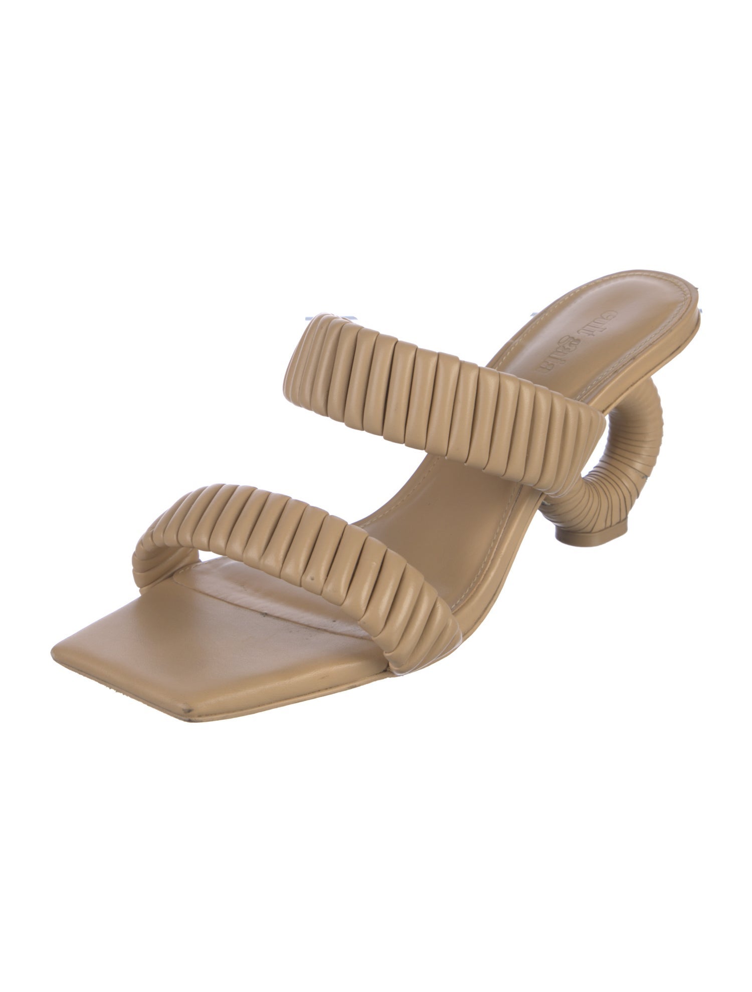 Cult Gaia Leather Slides