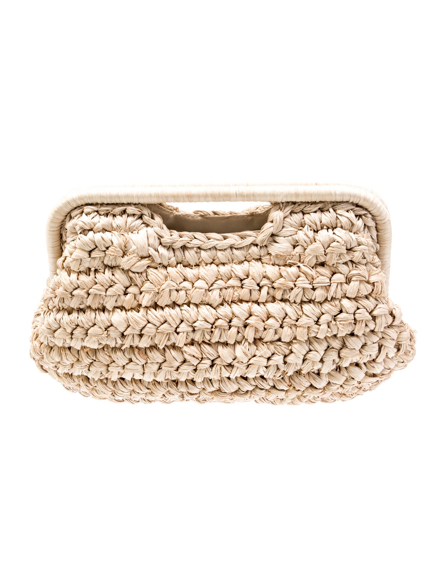 Cult Gaia Raffia Top Handle Bag