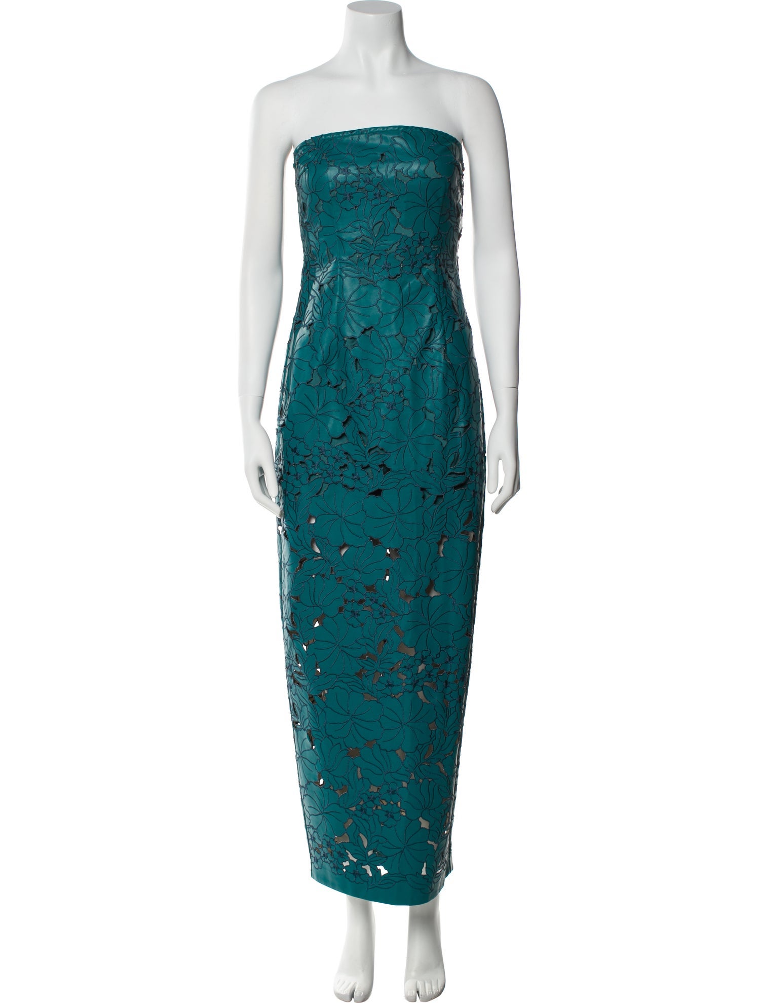 Cult Gaia Lace Pattern Long Dress