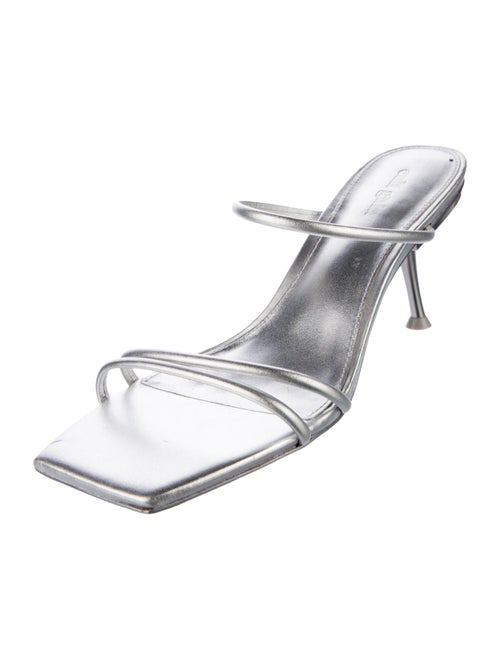 Cult Gaia Leather Slides