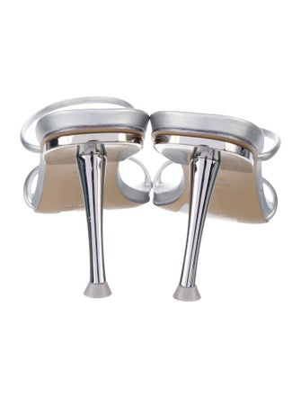 Cult Gaia Leather Slides