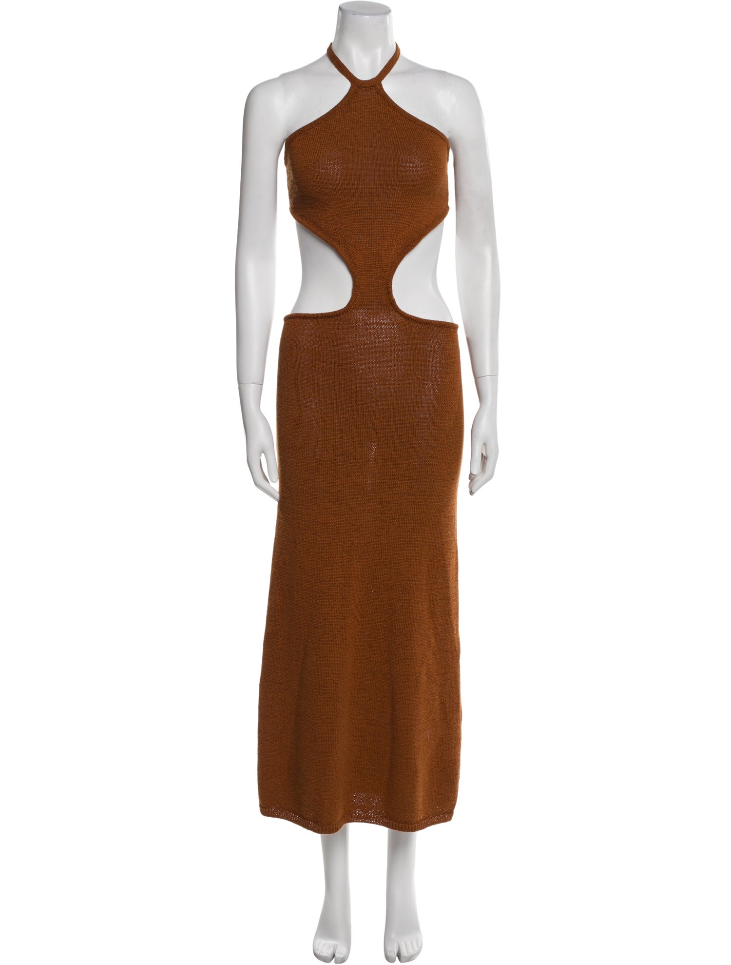 Cult Gaia Halterneck Long Dress