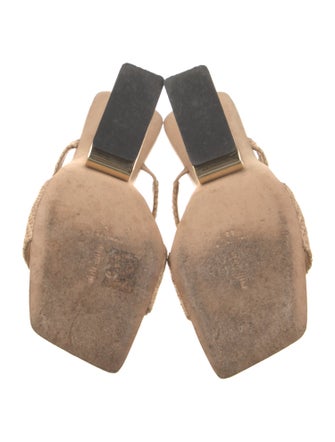 Cult Gaia Leather Slides