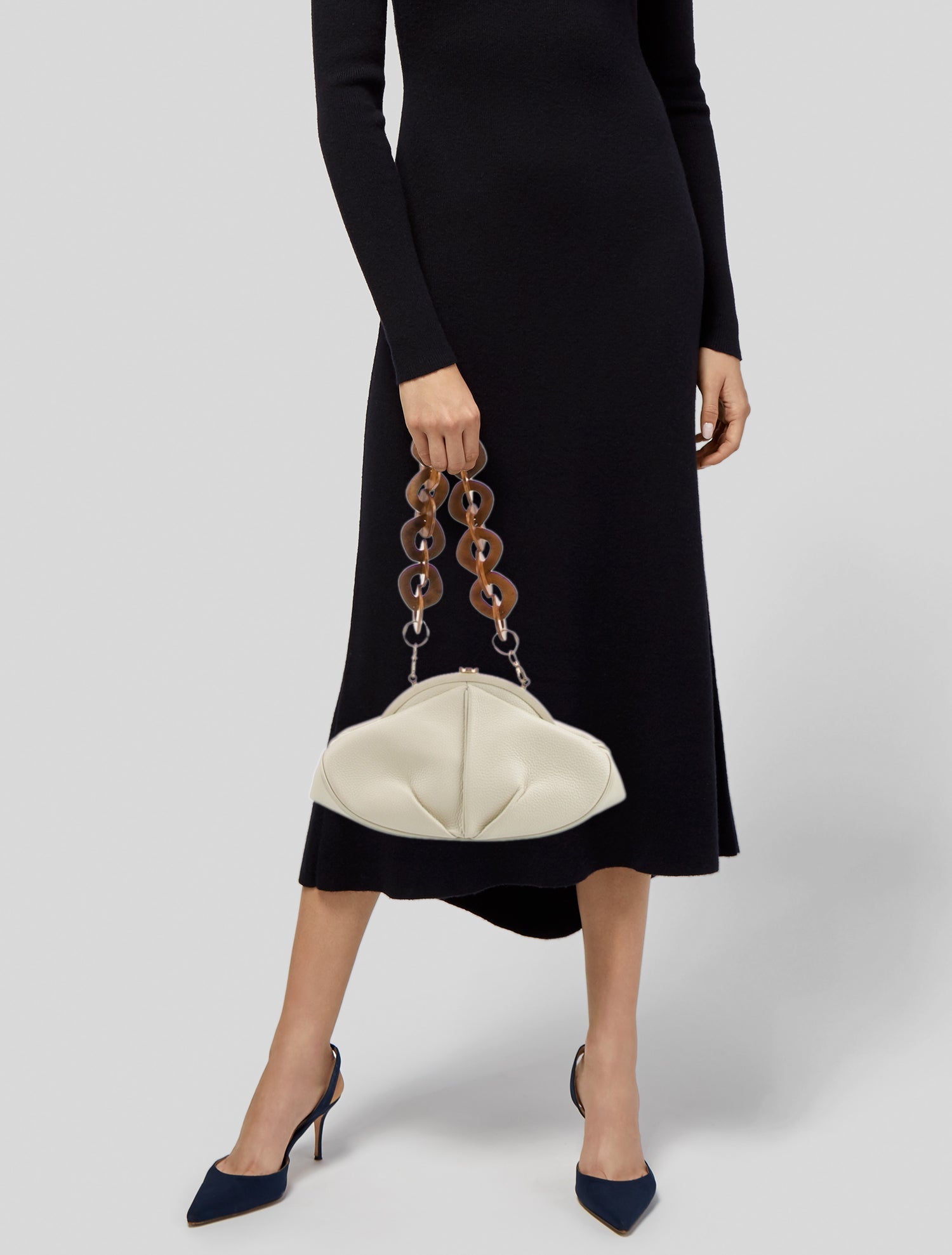 Cult Gaia Leather Shoulder Bag