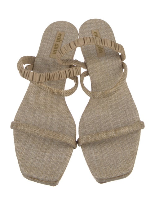 Cult Gaia Raffia Cutout Accent Espadrilles