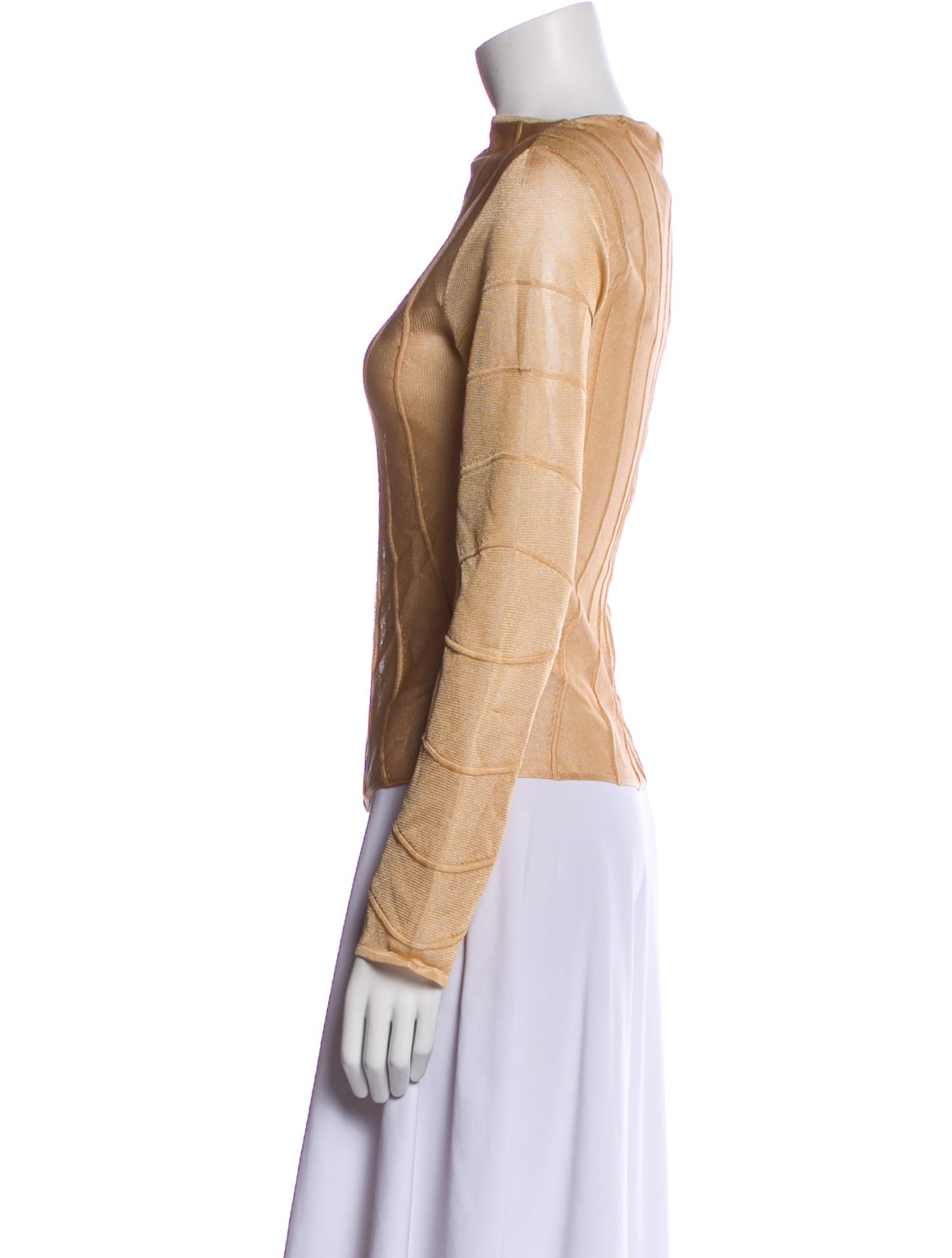 Cult Gaia Printed Bateau Neckline Top w/ Tags