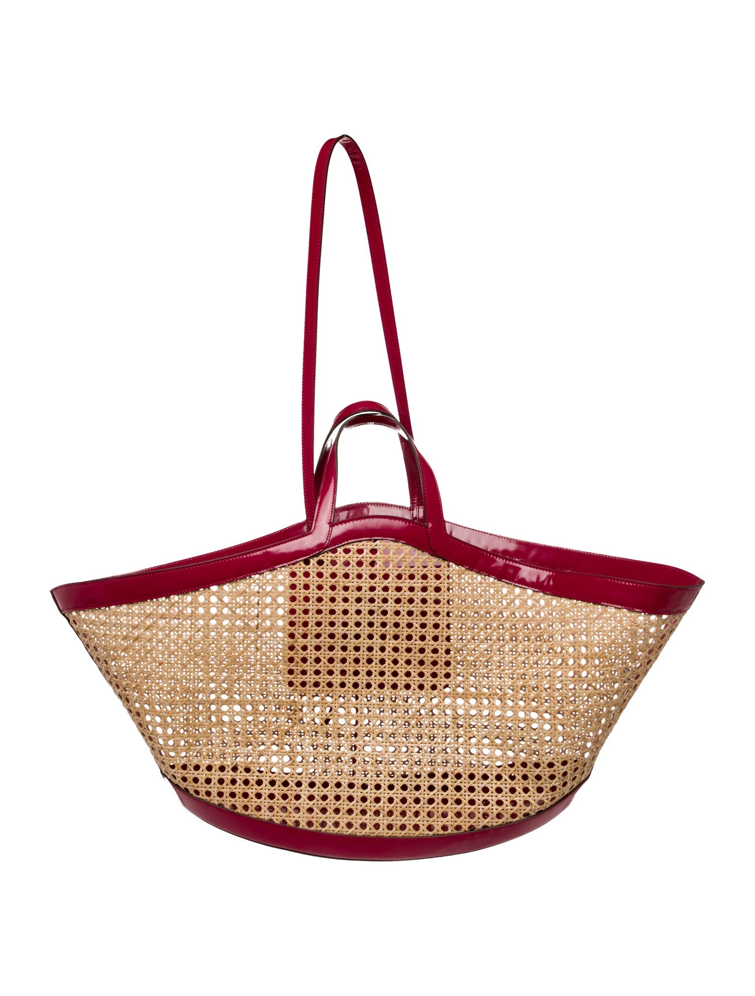 Cult Gaia Patent Leather Tote