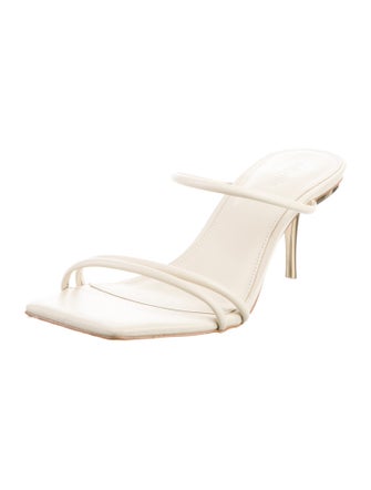 Cult Gaia Leather Slides