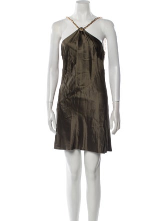 Cult Gaia Halterneck Mini Dress