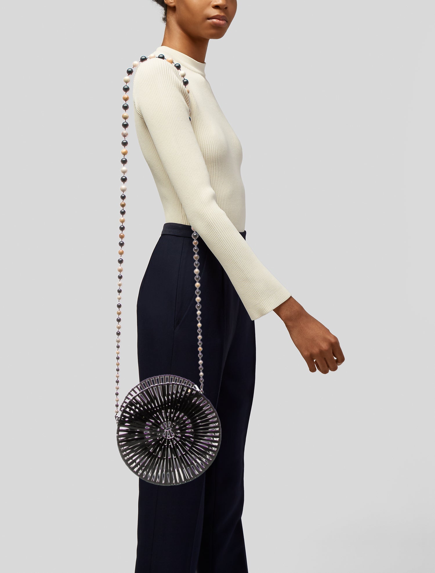 Cult Gaia Acrylic Crossbody Bag