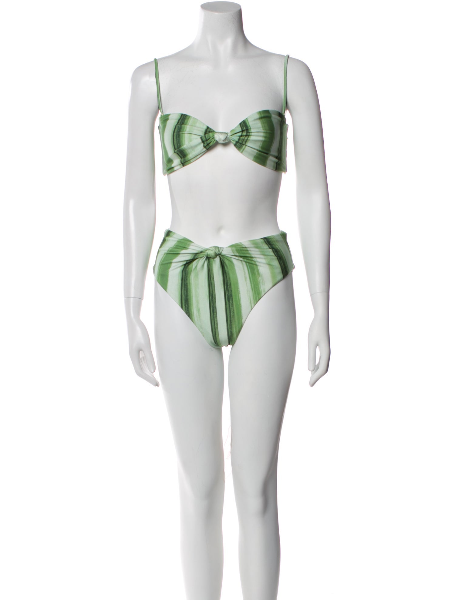 Cult Gaia Striped Bikini w/ Tags