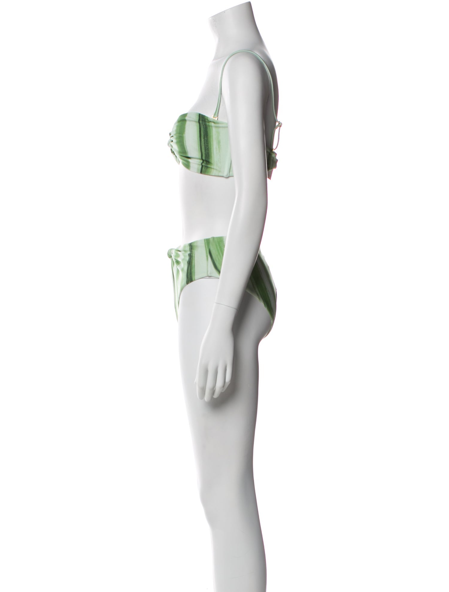 Cult Gaia Striped Bikini w/ Tags