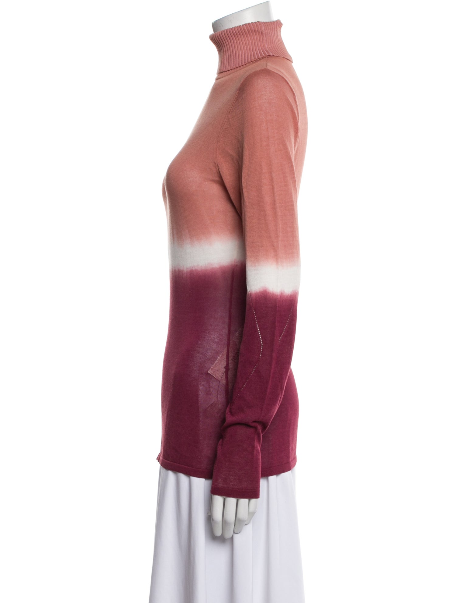 Cult Gaia Tie-Dye Print Turtleneck Tunic