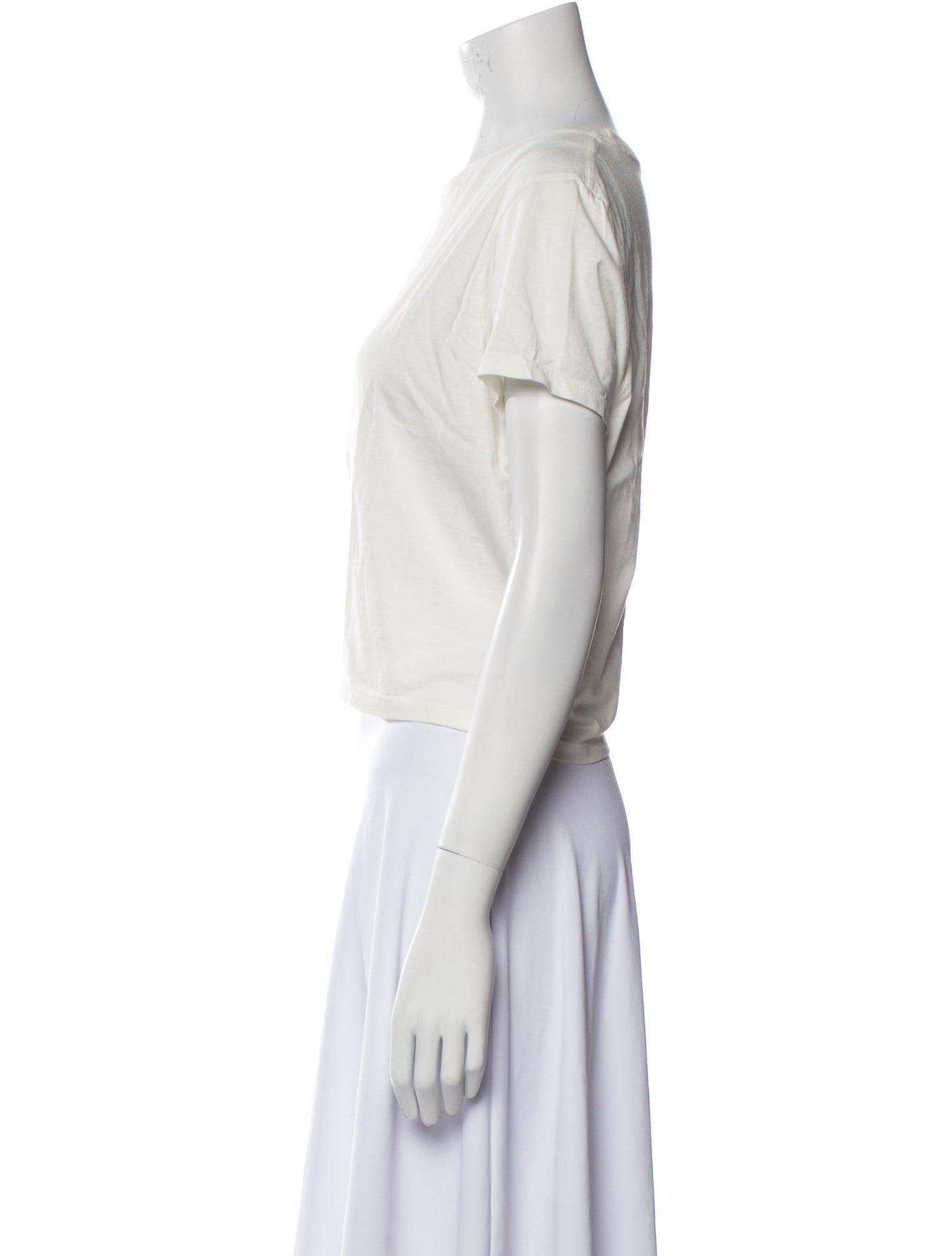 Cult Gaia Scoop Neck Short Sleeve T-Shirt