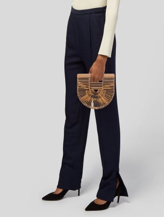 Cult Gaia Bamboo Top Handle Bag