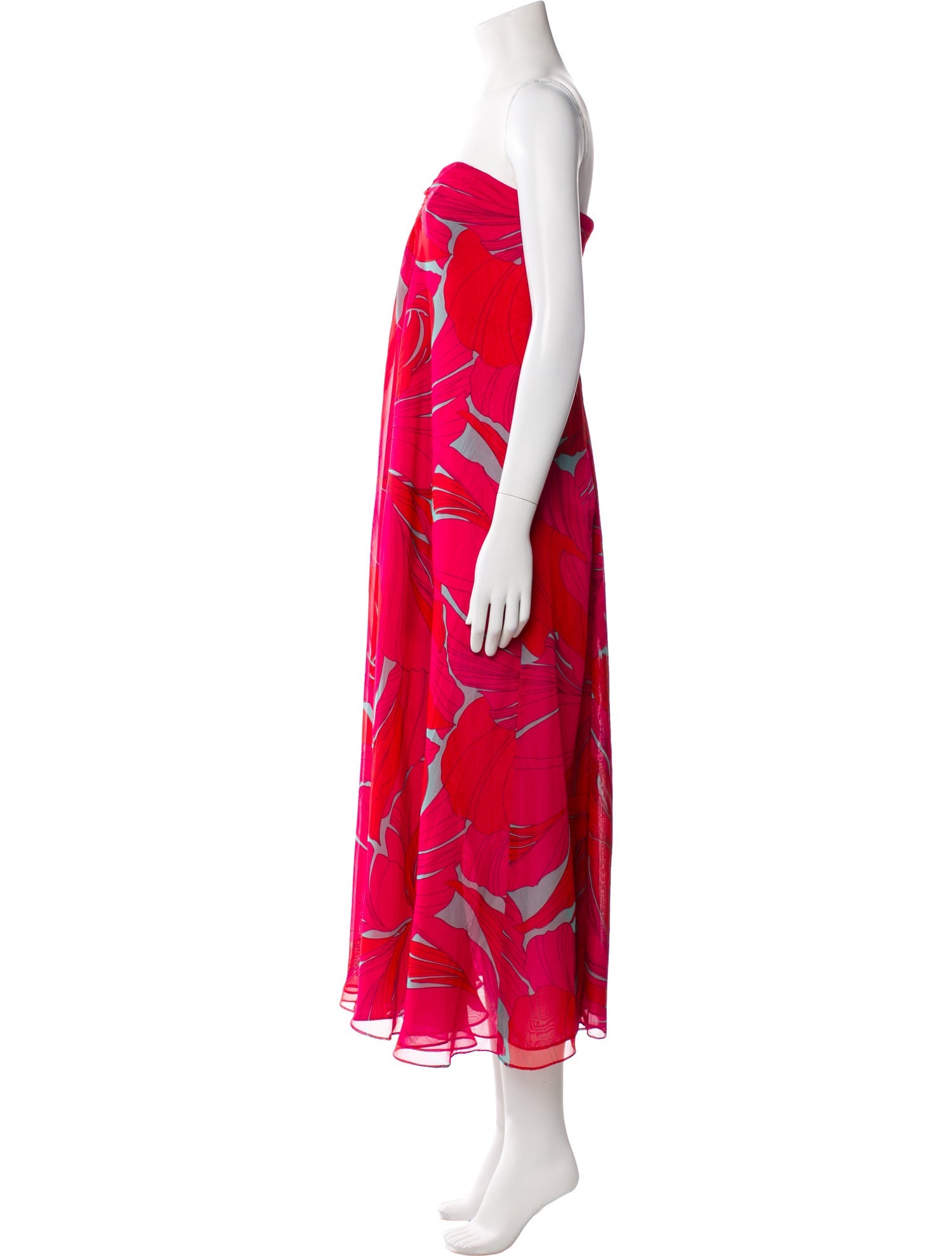 Cult Gaia Printed Midi Length Dress