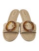 Cult Gaia Straw Espadrilles