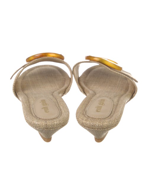 Cult Gaia Straw Espadrilles