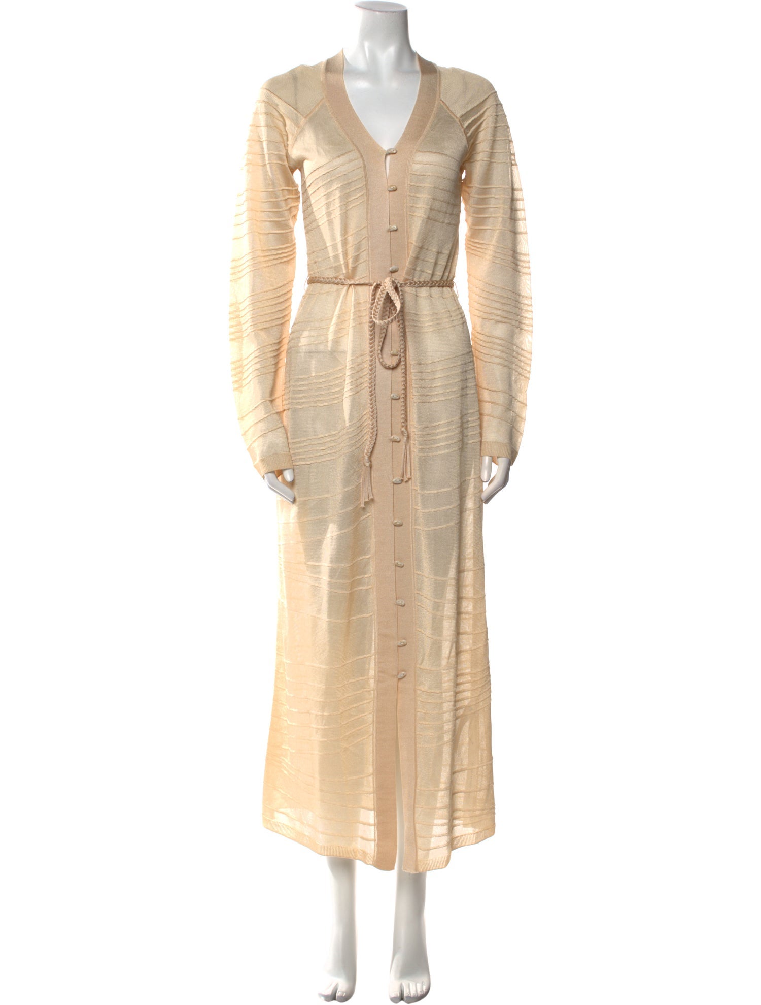 Cult Gaia V-Neck Long Dress