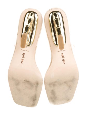 Cult Gaia Leather Slides