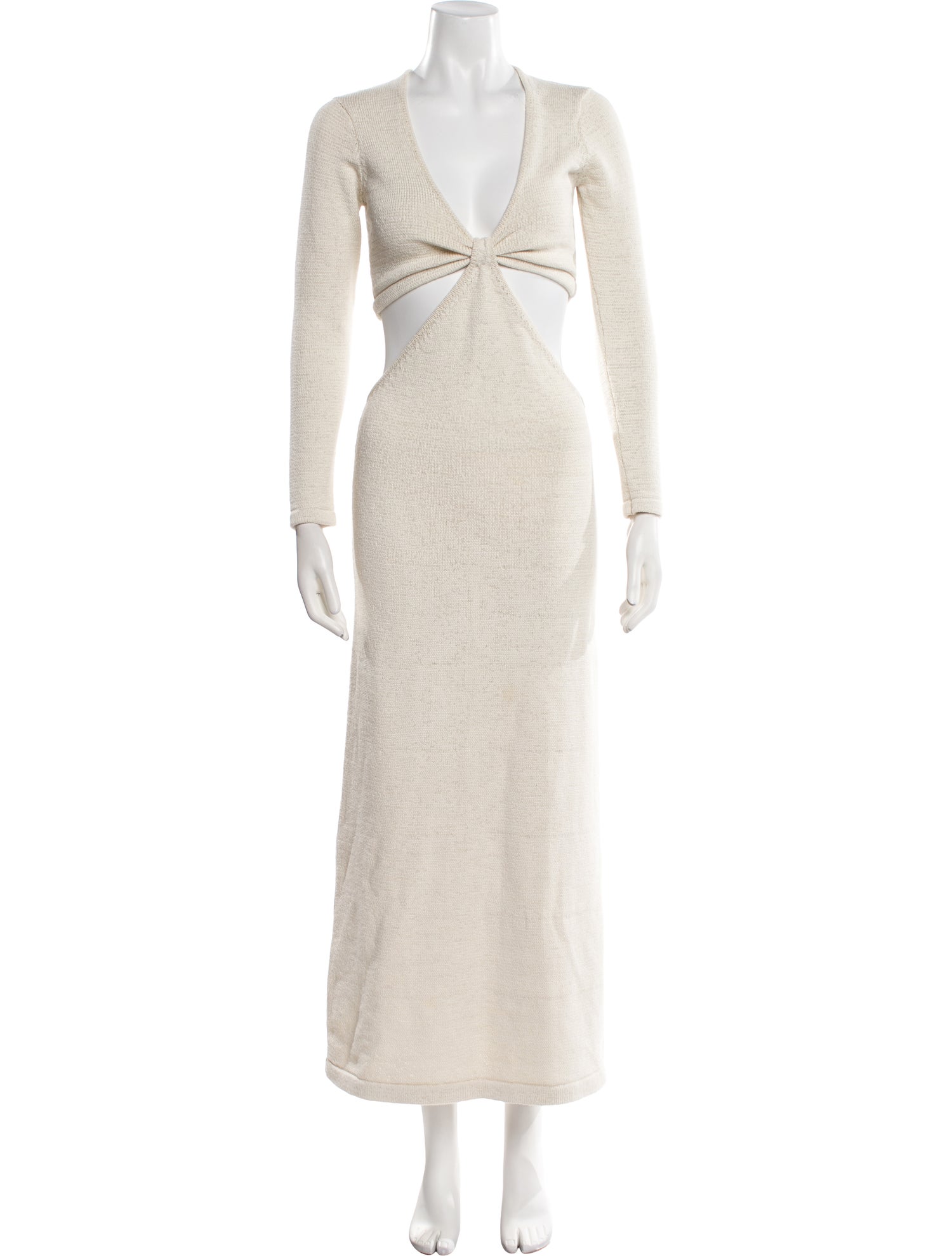 Cult Gaia V-Neck Long Dress