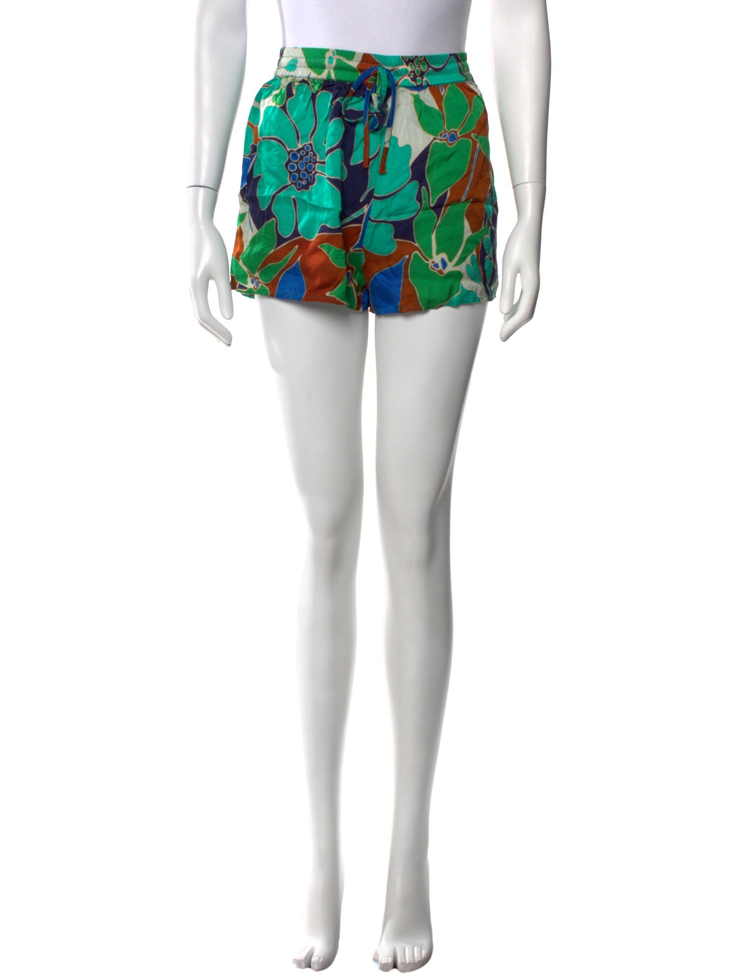 Cult Gaia Printed Mini Shorts