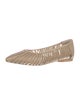 Cult Gaia Raffia Ballet Flats
