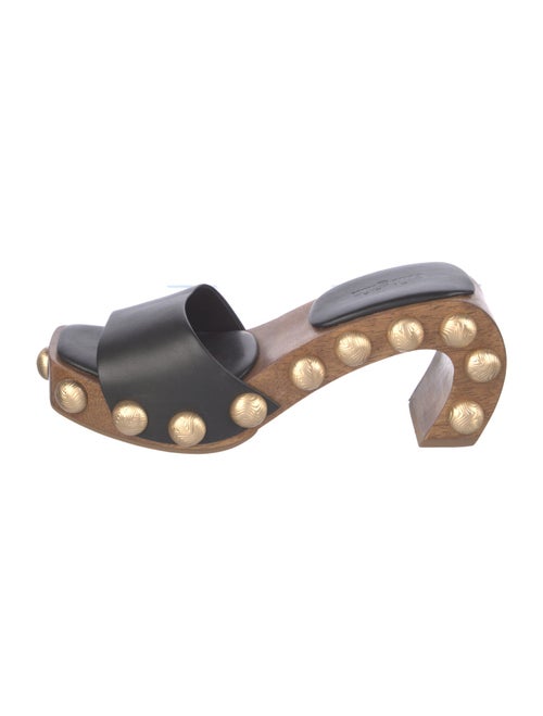 Cult Gaia Leather Slides