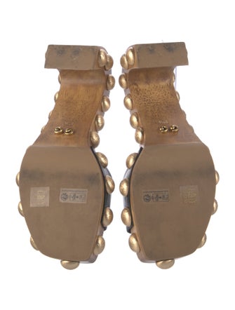 Cult Gaia Leather Slides