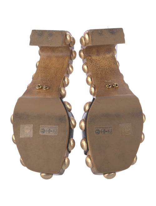 Cult Gaia Leather Slides