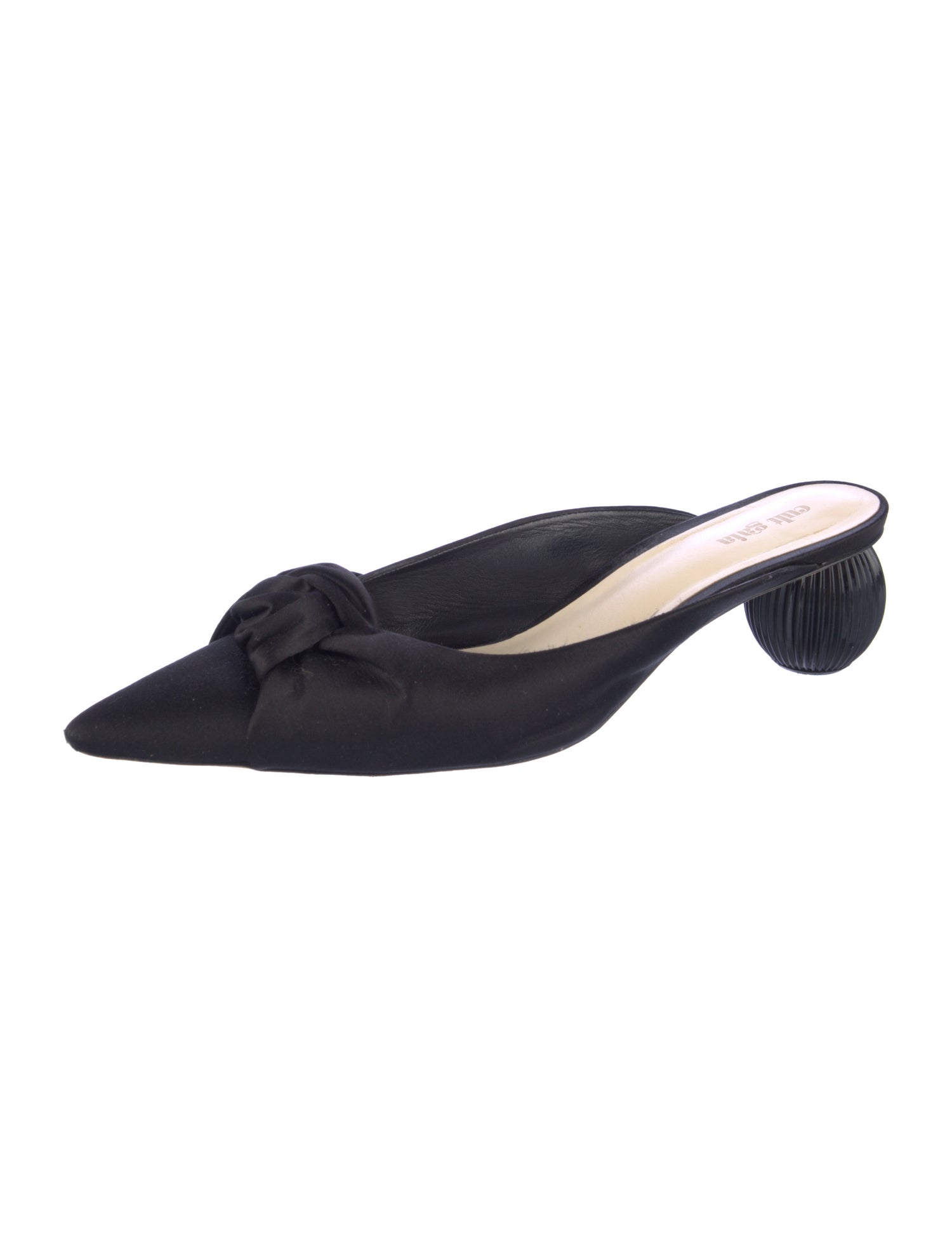 Cult Gaia Satin Mules
