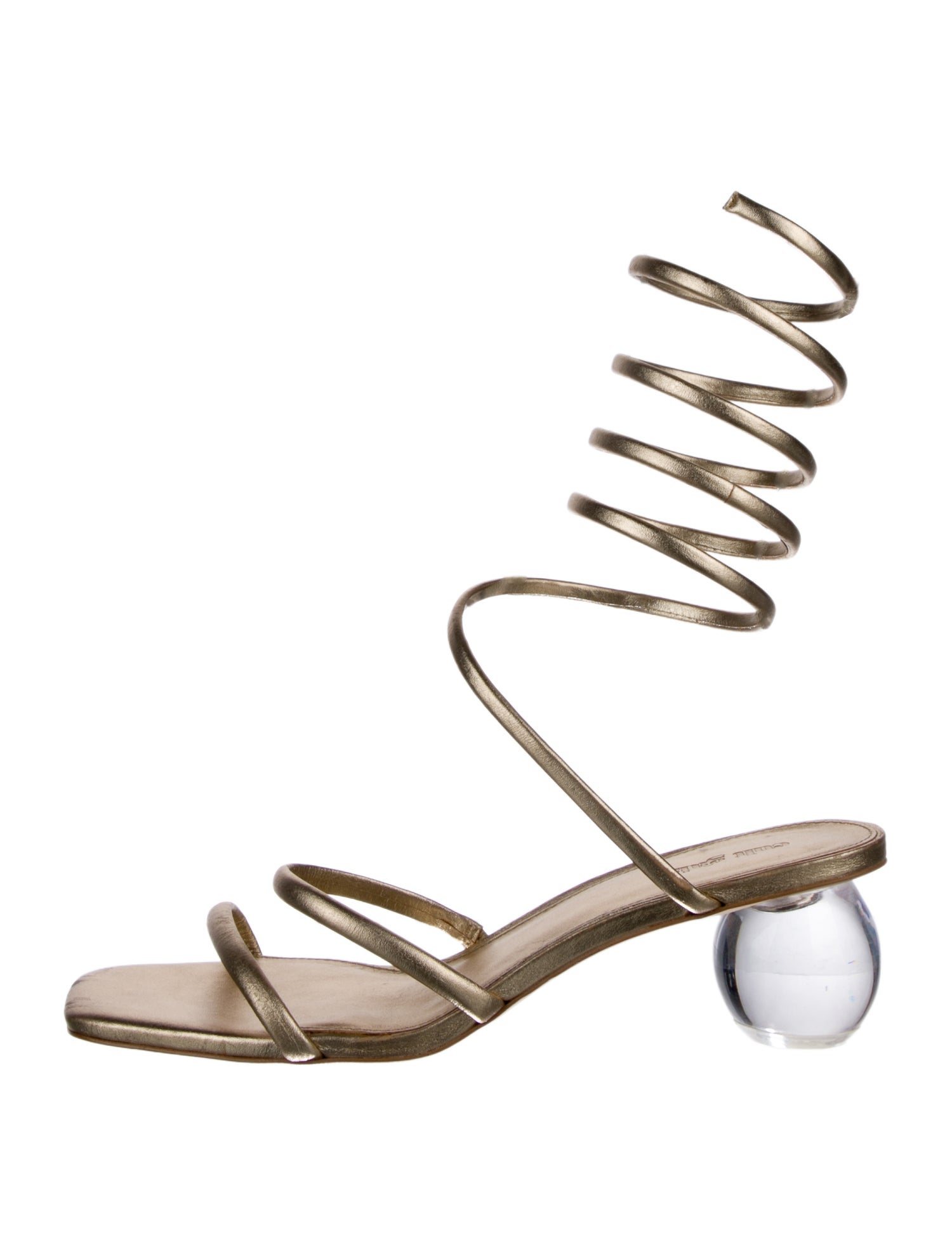 Cult Gaia Leather Gladiator Sandals