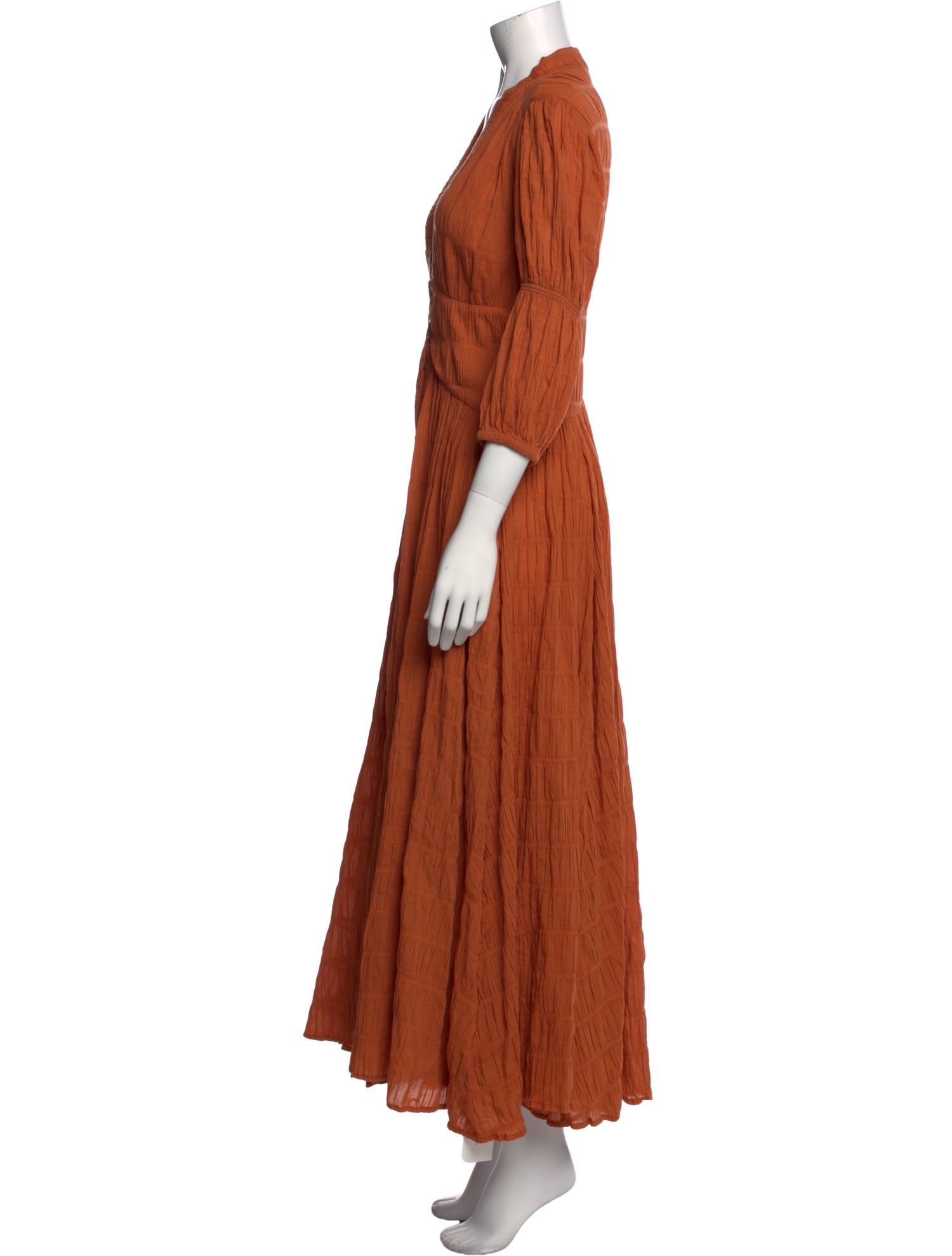 Cult Gaia V-Neck Long Dress