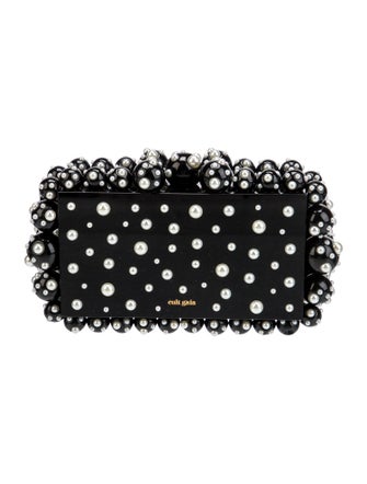 Cult Gaia Faux Pearl Minaudière