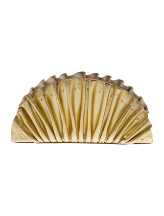 Cult Gaia Leather Clutch