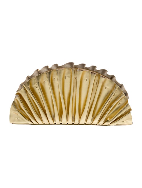 Cult Gaia Leather Clutch