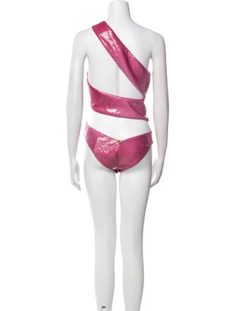 Cult Gaia Sequin Embellishments One-Piece