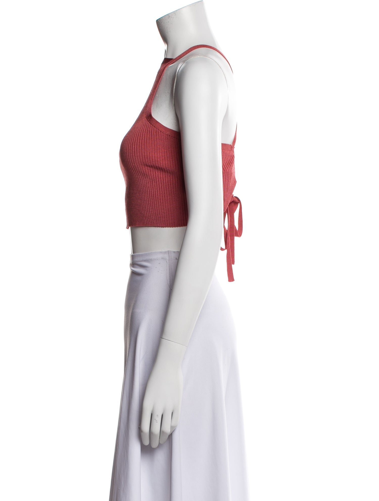 Cult Gaia Square Neckline Sleeveless Crop Top w/ Tags